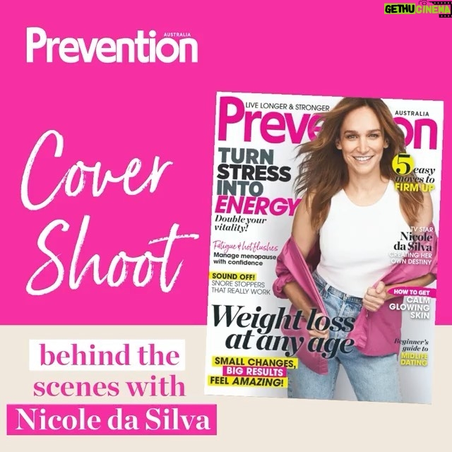 Nicole da Silva Instagram - Would happily do all photo shoots in trackies and runners from here on in. Thanks @preventionaus and @andrea_duvall_sydney for a very fun day! Copies available around Australia now, or link in bio to order a copy. Now, back to lockdown… in trackies and runners 🤣🤦🏻‍♀️ Repost @preventionaus Take a sneak peek behind the scenes of the Prevention Cover Shoot with TV star @thenicoledasilva 🎥⁠ ⁠ Our August/September issue is on sale now, order your copy via the link in our bio. ⭐⁠ ⁠ ⁠ Photographer 📷 @brewbevanphoto⁠ Make-up Artist💄 @lillym_makeupartist⁠ ⁠ #prevention #wellness #health #wellbeing #nicoledasilva #healthylifestyle #bts #covershoot #magazine #behindthescenes #makeup #healthychoices #nourish #fitness #healthy #motivation #lifestyle #exercise #yoga #weightloss #healthyliving #inspiration