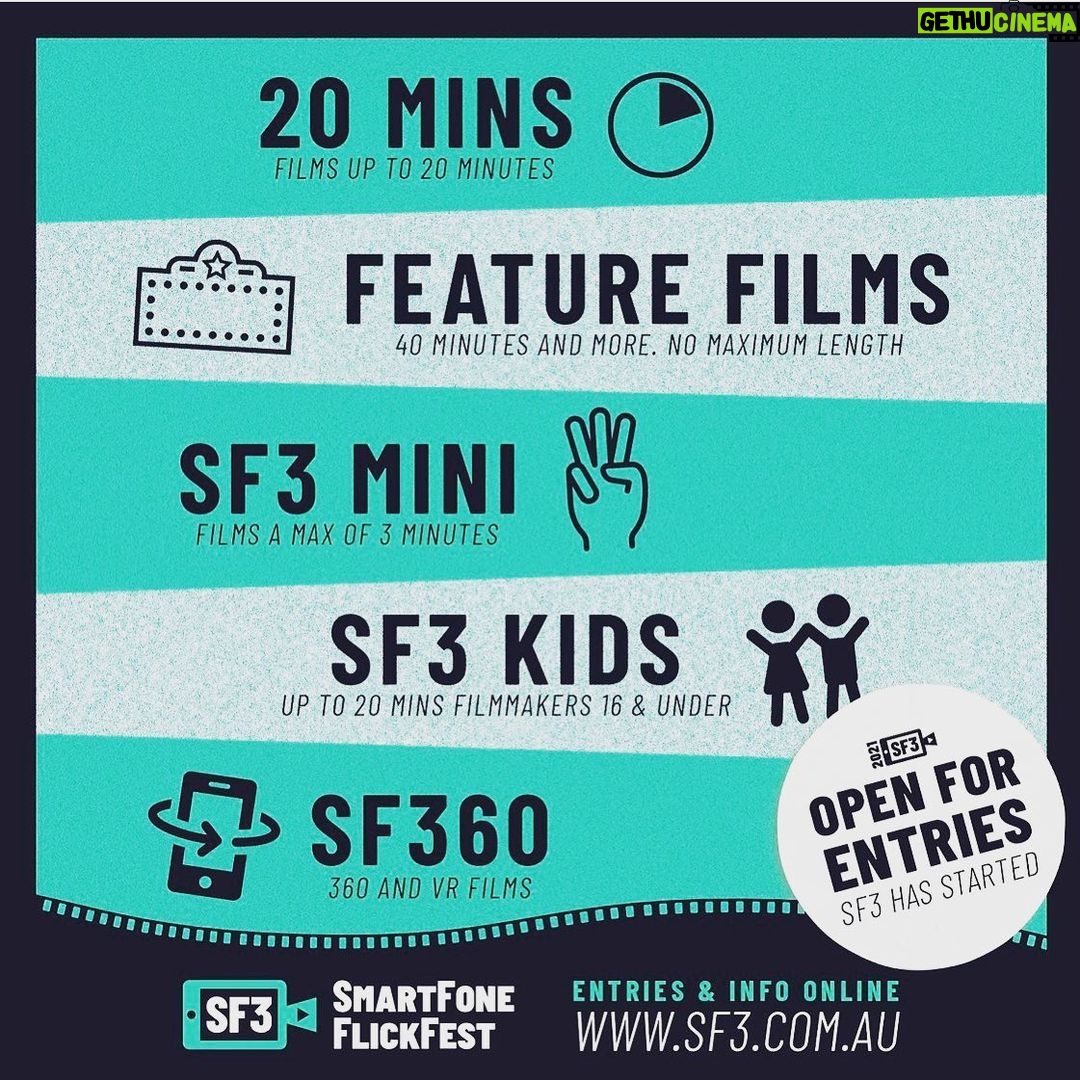 Nicole da Silva Instagram - • @sf3fest SF3 2021 is back and we want your films! Enter by August 1st to win the most incredible prizes yet: an iPad & phone, mentorships, classes, mics, lenses, apps and more. Head to www.sf3.com.au for all you need to know and be a part of SF3. . . . . . . #sf3 #sf32021 #smartfoneflickfest #filmfestival #smartphonefilmfestival #smartphonefilm #smartphonefilmmaker #director #film #filmmaker #cellphonefilm #shotoniphone #iphonefilm #samsungfilm #huwaweifilm #cinematography #screenwriting #actor #actress #filmmaking #covid #iso #lockdown #quarantine #sf3mini