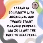Nicole da Silva Instagram - It wasn’t until 1994 that it was decided Jan 26 was #AustraliaDay. No one is saying don’t be a proud Aussie, we’re saying if a bunch of pollies in the 90’s could #changethedate then so can we. This is our chance to come together for a shared celebration. Thanks to @blakbusiness and @childrensground for the graphics and continued education. I’m excited for a unified future 🖤💛❤️ @scottmorrisonmp