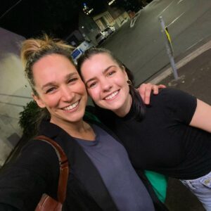 Nicole da Silva Instagram - This most excellent human choreographed a hilarious Madonna number in #WhosAfraid (if ya know ya know!) | Thank you @chloebayliss5 for teaching me how to dance (kind of) | Love ya 💕