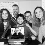 Nicole da Silva Instagram - Off to a flying start! #WhosAfraid rehearsals begin with the dream team @brendoncharliemcdonall @sarahlwalker @franklydave @joshuashediak @_daniellecormack_ for @twentyfive_a @belvoirst Get your tickets! 🤩🤗 @fouroneoneproductions