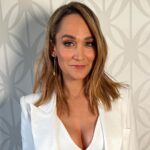 Nicole da Silva Instagram - It’s a lewk | Thanks @leahdagloria for my boss suit and @stanaustralia for having me | Make Up @mbkmakeupartist Hair @morganhillhair Style @style_by_rhi