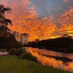 Nicole da Silva Instagram – Seriously no filter 🤩 “Pollution Makes A Beautiful Sunset” @gianluigicarelli Gadigal Country