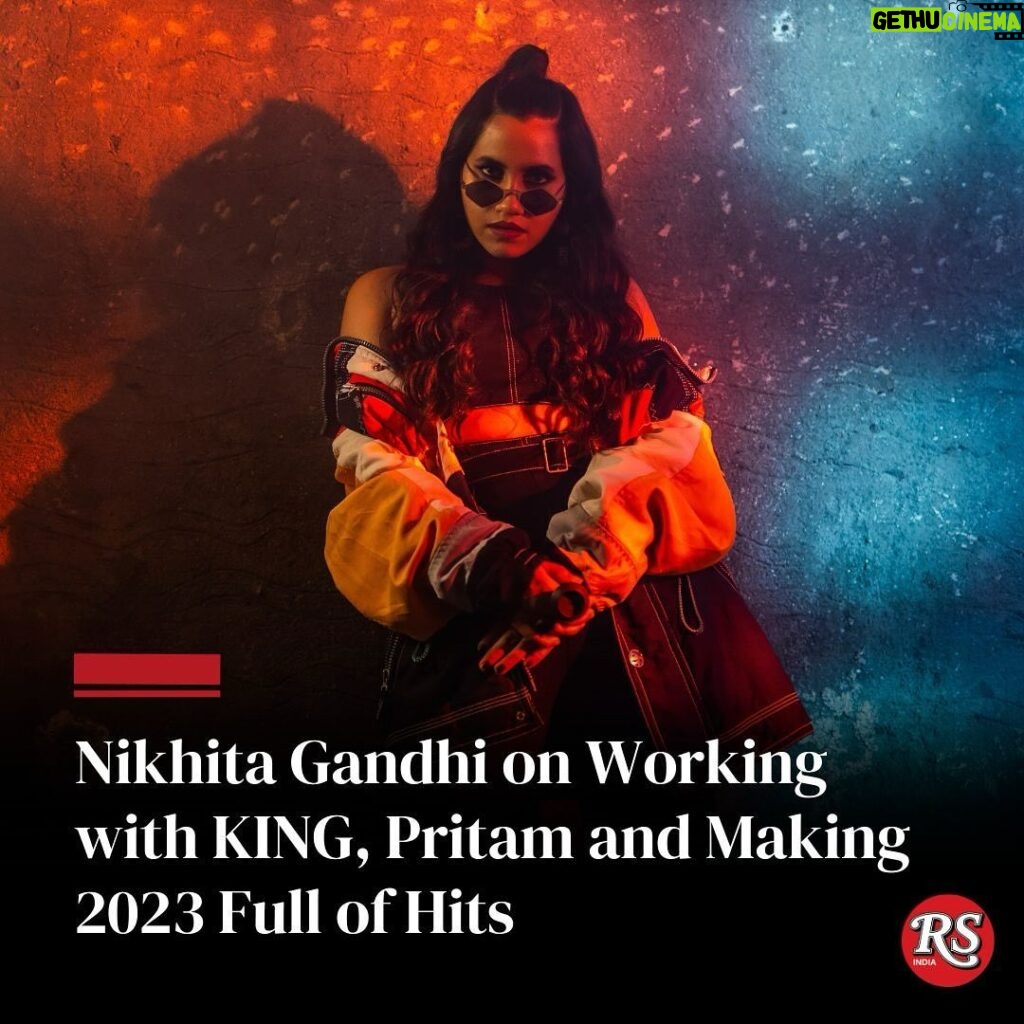 Nikhita Gandhi Instagram - Pop artist Nikhita Gandhi (@nikhitagandhiofficial) looks back at the year in hits, including "Tere Pyaar Mein," "Leke Prabhu Ka Naam" and "Ordinary Person" in film music, plus "High Hukku" with KING (@ifeelking) off his album 'New Life.' Hit the link in bio to read more. #NikhitaGandhi #KING #RollingStoneIndia