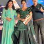Nikita Sharma Instagram - This is one for the books. Truly truly one of the most special feelings having my parents be present at an award show. ♥️ Blessed beyond belief to be able to share such amazing and magical moments with 2 of the most important pillars of my life! 🥹♥️ Nothing without them. Everything with them! ✨🧿🙏🏻 Gown from @amadicoutureofficial HMU by @makeupbyemmarai #feelitreelit #explore #feature #award #blessed #grateful #humbled #thankful #parents #love #hasshass #trending Mumbai, Maharashtra