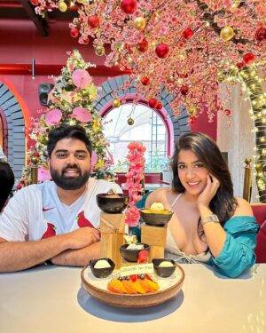 Nikita Sharma Instagram - Day 1 of Mumbai with my baby boy! ♥️ 
@thesankalpsharma 🥰

One of the special everything for my cutiieeeee 😚✨