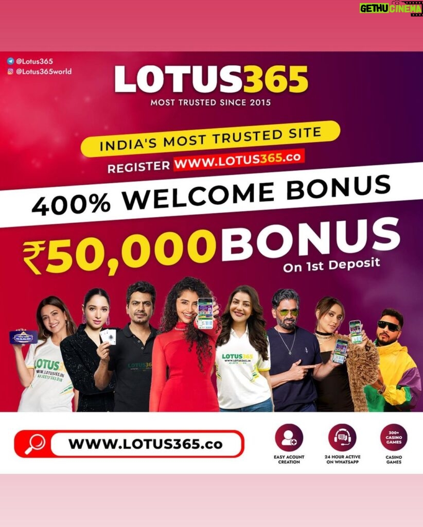 Nikita Sharma Instagram - @lotus365world @Lotus365world www.lotus365.co Register Now To Open Your Account Msg Or Call On Below Number's Whatsapp - +91 9124276444 +91 7394099409 +91 9124054111 Call On - +91 81429 20000 +91 95058 60000 LINK IN BIO 😎 Disclaimer- These games are addictive and for Adults (18+) only. Play on your own responsibility.