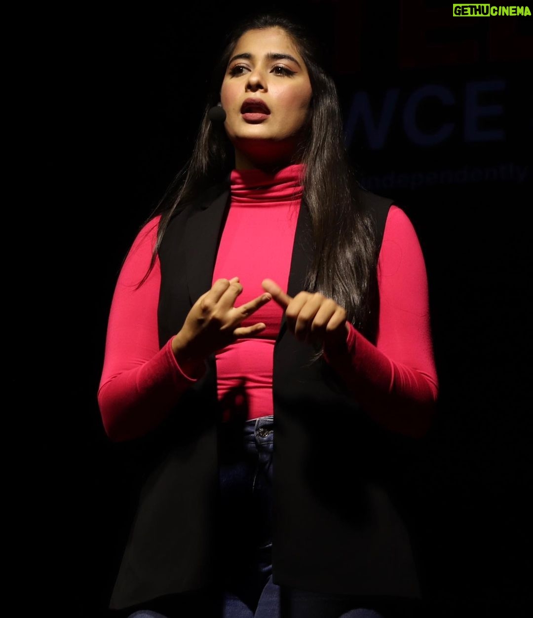 Nikita Sharma Instagram - Delivered my 7th TEDx talk “Connection within the Disconnected” at @tedx_wce_sangli ♥️ What a wonderful experience it was to speak to some lovely people about how we regain control of our lives and create our natural dopamine level by finding our own high. Thank you for having me, it’s been a pleasure. ✨
