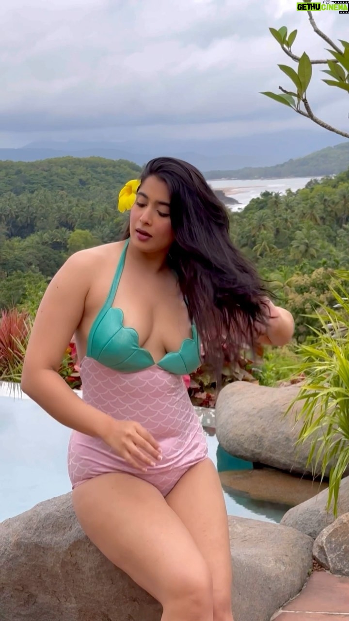Nikita Sharma - 101.8K Likes - Feeling like a mermaid in this mesmerising valley! 🧜🏻♀️
Arrived at the gorgeous @kahani_paradise 🌊 and spent some pool time 🌼
Mermaid swimsuit by @angelcroshet_swimwear 🌴✨
#feelitreelit #travel #explore #mermaid #poolday