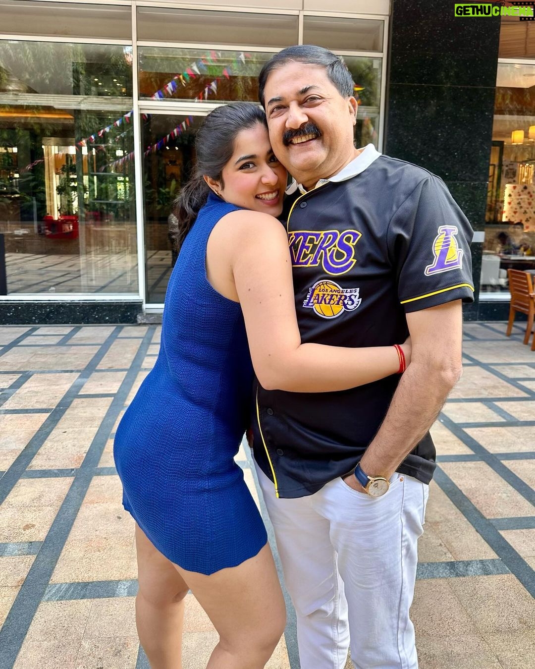 Nikita Sharma Instagram - My father, a rarest of rare diamonds. ♥️ Papa, I am because you are. My whole world and then some, you are the most important pillar, person, driving force and inspiration of my life. You have shown such resilience and strength through your life so far and I can’t help but marvel at it and wonder where it all comes from. I truly truly wish to become at least a tiny little bit of the person you are. If I do achieve that by some luck or chance, I will consider myself to be the most successful person ever. Thank you for every single thing ever and in advance for every thing that is yet to come. I’m so proud of you, Papa (to an extent that I literally reach a point of boasting when I talk about you with anyone). I love you, Papa. ♥️