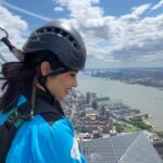 Nikita Sharma Instagram - CLIMBED THE HIGHEST OPEN AIR ASCENT IN THE WORLD! 🤯 Who knew I could? For as long as I’ve been living, I’ve had a fear of heights because of some childhood injuries falling from a height. So I’ve always been afraid to do anything that is related to heights. However, when @edgenyc invited me over to do “The Climb” with them, I instinctively and for some impulsive reason said “YES!” I spent the entire time leading up to the event just regretting my decision in my mind and thinking, “Why did I ever agree to do this?!” Little did I know, once I did actually get to the open air top, I had one of the most beautiful experiences of my life! The feeling of being suspended at the highest open air top is something that is truly unbeatable! I’m so so glad I did this. I cried and laughed through the entire experience and it was such a whirlwind of emotions and the revelation that heights not longer scare me! Thank you for having me over @edgenyc and making me do “The Climb”. 💪🏻👏🏻✨ #feelitreelit #explore #feature #trending #adventure #adrenaline #heights #crazy New York, New York
