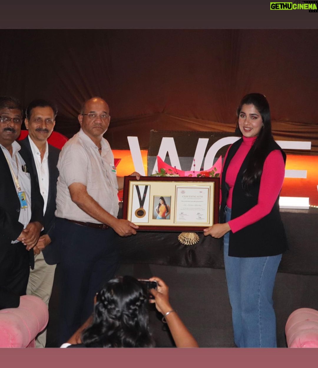 Nikita Sharma Instagram - Delivered my 7th TEDx talk “Connection within the Disconnected” at @tedx_wce_sangli ♥️ What a wonderful experience it was to speak to some lovely people about how we regain control of our lives and create our natural dopamine level by finding our own high. Thank you for having me, it’s been a pleasure. ✨