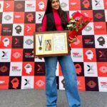 Nikita Sharma Instagram - Delivered my 7th TEDx talk “Connection within the Disconnected” at @tedx_wce_sangli ♥️ What a wonderful experience it was to speak to some lovely people about how we regain control of our lives and create our natural dopamine level by finding our own high. Thank you for having me, it’s been a pleasure. ✨
