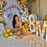 Nikita Sharma Instagram - ✨✨♥️8 MILLION of us! ♥️✨✨ Every single one of you, has made me what I am today. I just want to say that I feel so many emotions and yet don’t know what to say. That’s how overwhelmed I feel with the love you all constantly give me. 🥹 I have been putting myself out here in front of you all for years now and it’s such a blessing to see that so many of you want to join our big big family and be a part of my journey. 🙏🏻 I am truly truly grateful. As I always always say, please keep the love coming. ♥️♥️♥️♥️ Beautiful decor done by @hatsoffmediaent ✨ Cake sent by my parents 🥹♥️ Mumbai, Maharashtra