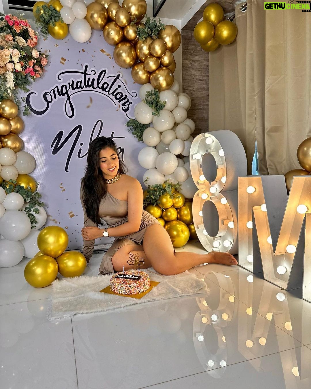 Nikita Sharma - 129.6K Likes - ✨✨♥️8 MILLION of us! ♥️✨✨
Every single one of you, has made me what I am today. I just want to say that I feel so many emotions and yet don’t know what to say. That’s how overwhelmed I feel with the love you all constantly give me. 🥹
I have been putting myself out here in front of you all for years now and it’s such a blessing to see that so many of you want to join our big big family and be a part of my journey. 🙏🏻
I am truly truly grateful. As I always always say, please keep the love coming. ♥️♥️♥️♥️
Beautiful decor done by @hatsoffmediaent ✨
Cake sent by my parents 🥹♥️