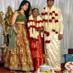 Nikita Sharma Instagram - One of the most beautiful days ever!! ♥️♥️♥️♥️ My best friend’s wedding was more tears of joy than anything else. I did not expect to be this emotional! 🥹 My dear Rohith and Aruna, you both are a match made in heaven and I truly see how happy you make one another. I wish your love only continue us to grow and you continue to make each other laugh and beam with joy. ☺️✨ God bless you both! ✨🥰 My lehenga is by @the_adhya_designer Chennai, India
