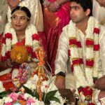 Nikita Sharma Instagram - One of the most beautiful days ever!! ♥️♥️♥️♥️ My best friend’s wedding was more tears of joy than anything else. I did not expect to be this emotional! 🥹 My dear Rohith and Aruna, you both are a match made in heaven and I truly see how happy you make one another. I wish your love only continue us to grow and you continue to make each other laugh and beam with joy. ☺️✨ God bless you both! ✨🥰 My lehenga is by @the_adhya_designer Chennai, India