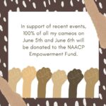 Nikki Blonsky Instagram - We listened and learned and now we act. 100% of all proceeds from all my Cameos booked today and tomorrow will be donated to the @naacp Empowerment Fund. Thank you @cameo for also donating all of your proceeds as well. We are done sitting by and allowing injustices to happen. We must do better!