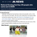 Nikki Blonsky Instagram – Thanks @nbcnews for including me in your round up for national coming out day! And well, if you don’t know, now you know…