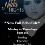 Nikki Blonsky Instagram – Can you believe it’s already September?? NikkiNights is moving to prime time on Thursdays! Don’t forget to tune in!