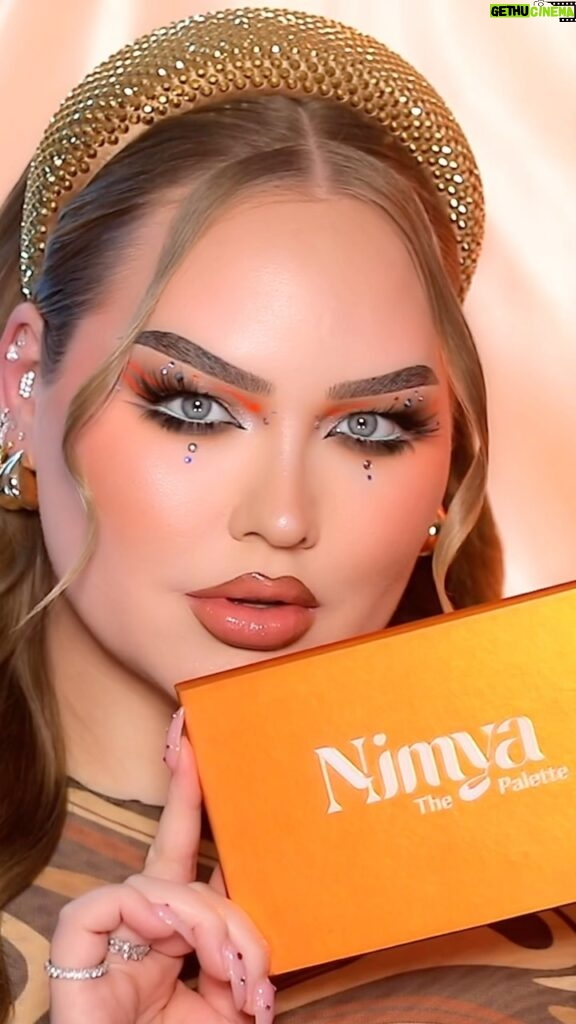 Nikkie de Jager Instagram - oh yes, it’s FINALLY happening! 😱 Nimya: The Palette is coming SOON! stay tuned because TOMORROW you can decide which shades we reveal first 🧡💙