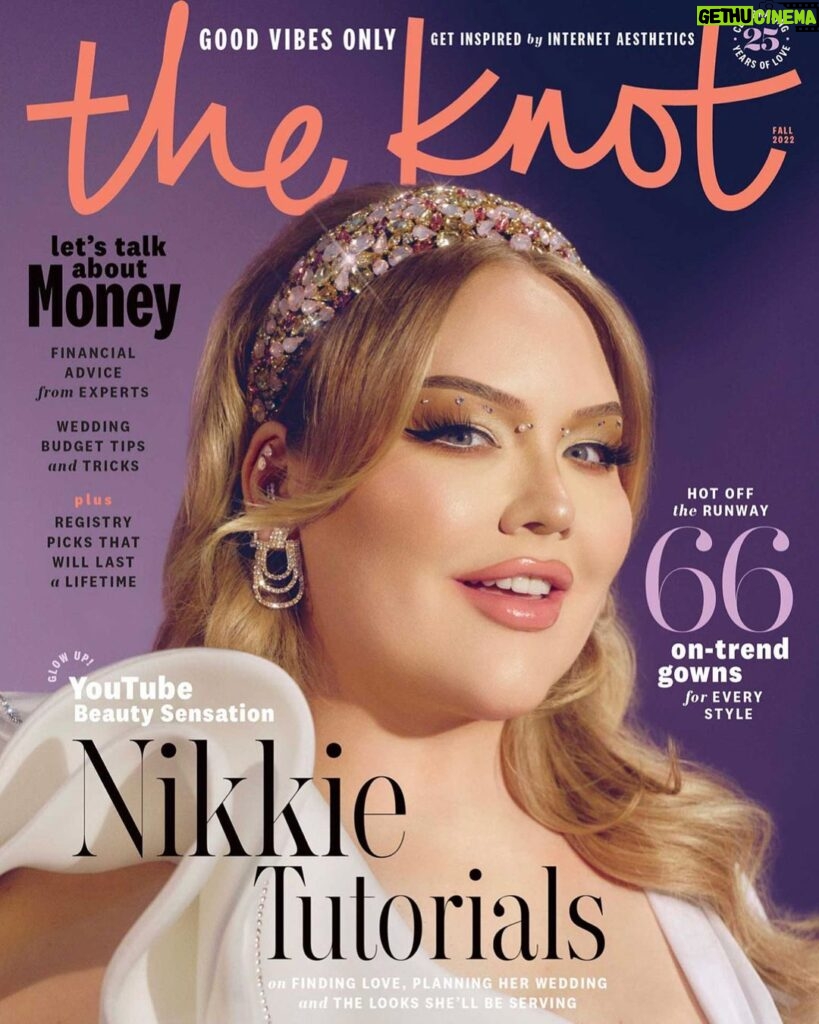 Nikkie de Jager Instagram - did someone say first trans woman to cover @theknot Magazine? 💅🏻💕 In this issue I’ve shared more about my relationship with @dylandrossaers and plans for our future wedding day + even some advice on how to choose the best glam team for you! Can you believe my entire face is @maybelline for this bridal fantasy? 😍 Make sure to grab your copy of The Knot magazine, on stands now! #TheKnot #maybellinepartner