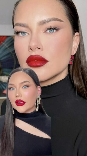 Nikkie de Jager Instagram - do I look like Adriana Lima?! 👀🤭