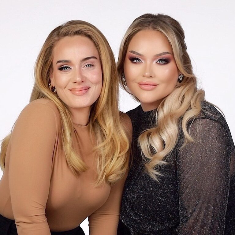 Nikkie de Jager Instagram - HELLO… it’s us!!!!! 😮‍💨✨ I can’t believe this video actually happened. link in bio to watch me do the POWER OF MAKEUP on @adele 🥺