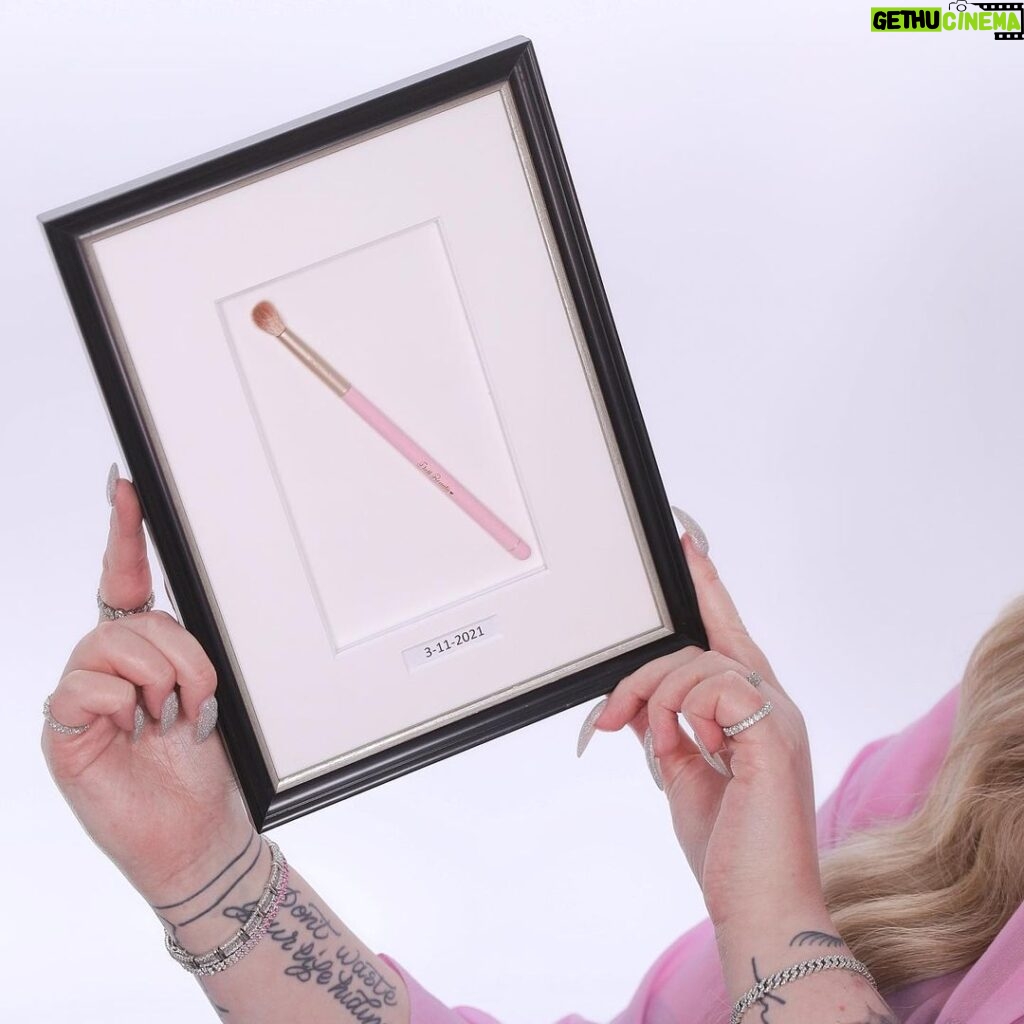 Nikkie de Jager Instagram - did I really frame one of the brushes I used on @adele? 😬👀 YES I ABSOLUTELY DID!!!!!!!! 😩💕 full video on my day with Adele is now up! ✨