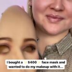 Nikkie de Jager Instagram - I bought a ✨$400✨ face mask and did my makeup with it... 😰 FULL video up on my channel!