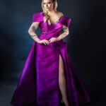 Nikkie de Jager Instagram - a fairytale dress for the grand finale @eurovision 💘 thank you for making me feel like a princess @edwin_oudshoorn ✨ wearing the trans flag on my heart for this special night! 🤍 Styling @marjabennenbroek Hair @mandynijland Nails @electanailart Art-direction @diekidiek Photography @chrisphilippo