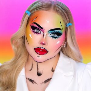 Nikkie de Jager Instagram - PROUDLY PART OF THE RAINBOW FAMILY 🌈✨ tutorial on this look up on my YouTube channel... plus, I’m opening up about not getting accepted by my entire family 😰 LINK IN BIO!!!
-
original look by @ellis_atlantis 💖