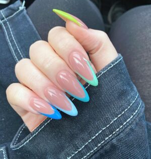Nikkie de Jager Instagram - this is my first pride month finally being out and welcomed into the rainbow family 🌈💖✨ decided to celebrate with some pride nails 💅🏻 thank you @electanailart