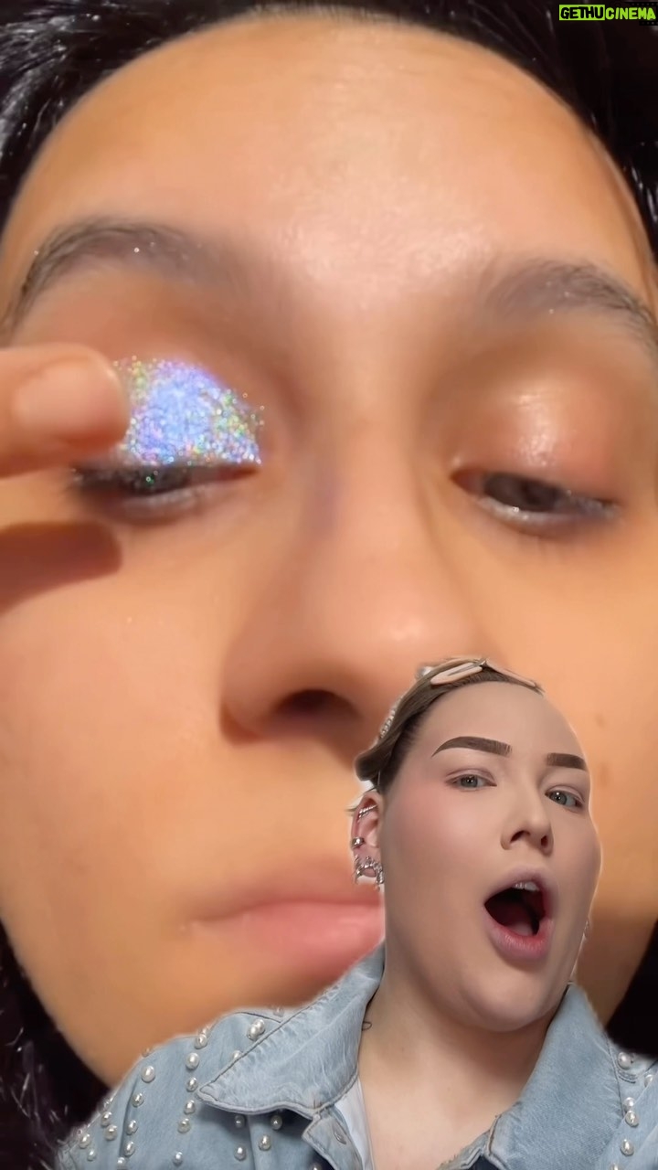 Nikkie de Jager Instagram - you know I go wild for holographic makeup! ππΏπ₯