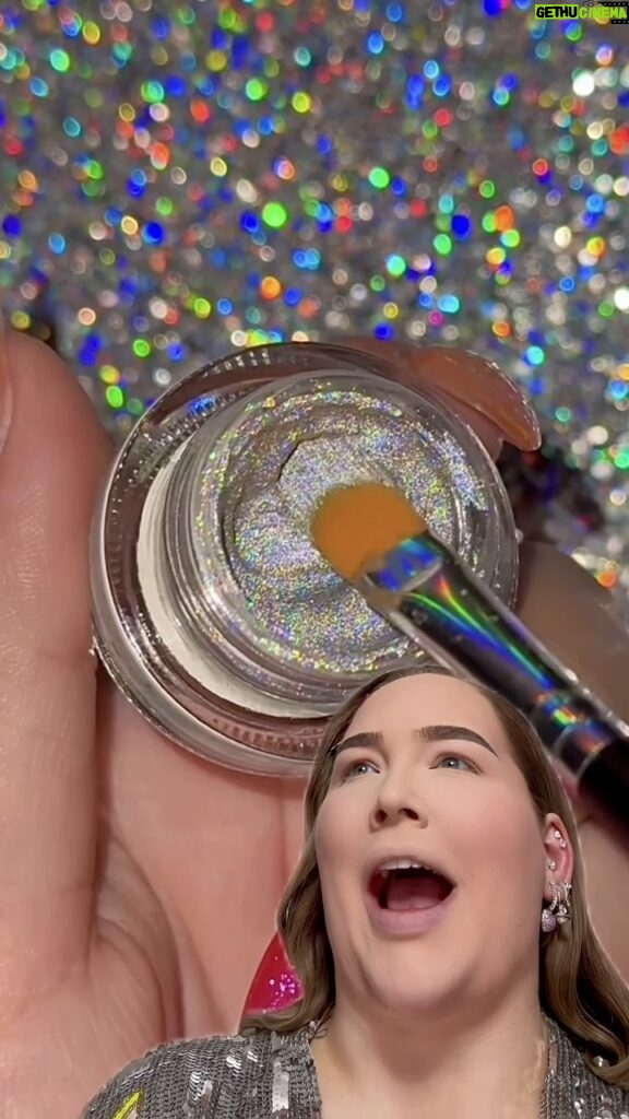 Nikkie de Jager Instagram - holographic makeup is finally here! 🤩💿✨