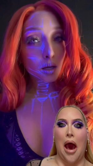 Nikkie de Jager Instagram - disappearing magical makeup is my new favorite thing! 🫨