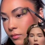 Nikkie de Jager Instagram - using stickers as makeup stencils?! 🤐⭐️