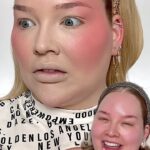 Nikkie de Jager Instagram - by far the most pigmented liquid blush I’ve ever tried! 😨 @juviasplace ( use code NIKKIE at checkout to save some $$ )