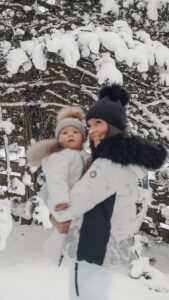 Nikol Švantnerová Instagram - First winter🤍❄️ #weareready