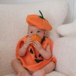 Nikol Švantnerová Instagram - My little pumpkin🧡 #halloween