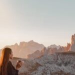 Nikol Švantnerová Instagram – Good morning with this view!🫶🏼🧡 #mountains #morning Tre Cime di Lavaredo