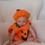 Nikol Švantnerová Instagram - My little pumpkin🧡 #halloween