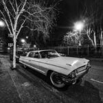 Nima Akbarpour Instagram - #American beauty in #London 1969 #Cadillac Coupe Deville #classic #car #automotive Texas Joe's