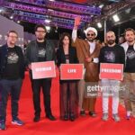 Nima Akbarpour Instagram - #HolySpider red carpet, #London #Film #Festival #LFF2022 Woman, Life, Freedom فرش قرمز فیلم #عنکبوت_مقدس در #جشنواره #فیلم #لندن ۲۰۲۲ زن، زندگی، آزادی ژن، ژیان، ئازادی #مهسا_امینی BFI London Film Festival