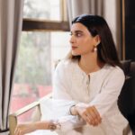 Nimrat Khaira Instagram - 🤍🤍 @abhigroverworld @creations_by_adaah