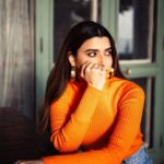 Nimrat Khaira Instagram - Disconnect to reconnect 🧡🧡 Photography @bharat_rawail Styling @jinalpnagda Earrings @echoaccessories_