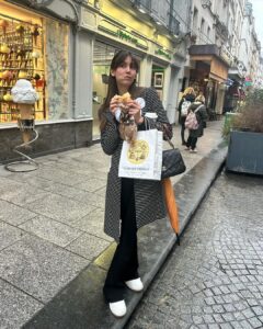Nina Dobrev Instagram - Paris dump 🥐 #chouchou Paris, France