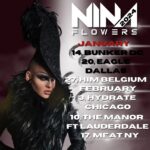 Nina Flowers Instagram - Coming up @him_belgium @hydrate.nightclub @themanorcomplex @meatnewyork