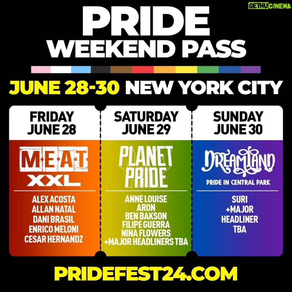 Nina Flowers Instagram - I'm excited to return to Pride Festival in New York, joining this massive lineup. For tickets and more info visit pridefest24.com @planetpridefest @jakeresnicow @pridefest2024