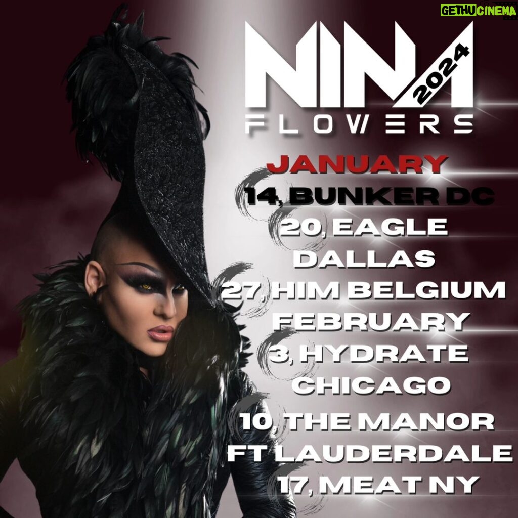 Nina Flowers Instagram - Upcoming events, cause this year I'm grabbing it by the balls 💅 😎 She's here to stay, that's for sure🖤 There's room for everybody. Let everyone do their thing the way they want to. And let them be happy about it. #stopthehate #stophating #stophate #dontbeahater #don'thate #ninaflowers #djninaflowers QUE TENGA LINDO DIA!